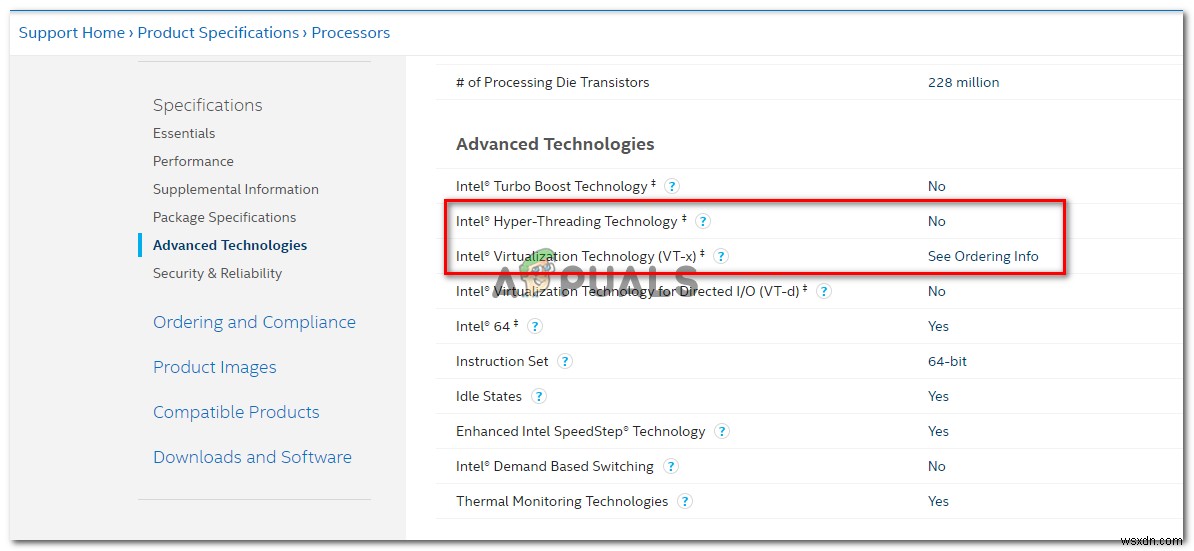 Khắc phục:Tăng tốc phần cứng VT-X / AMD-V không khả dụng trên hệ thống của bạn 