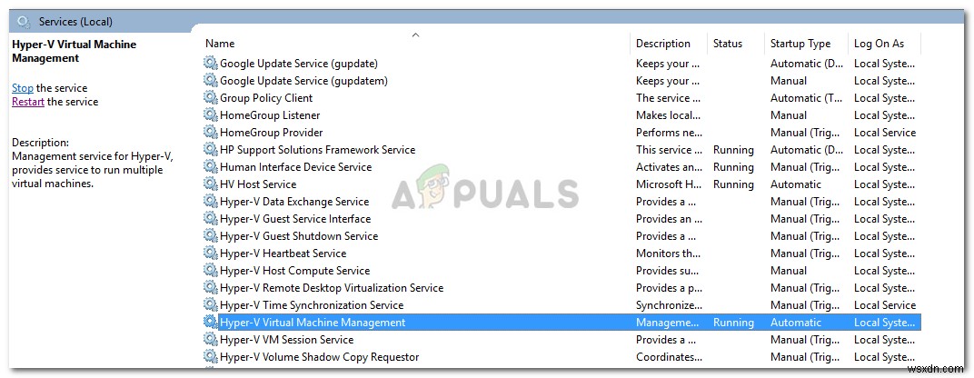 Khắc phục:Lỗi Hypervisor không chạy trên Windows 10 