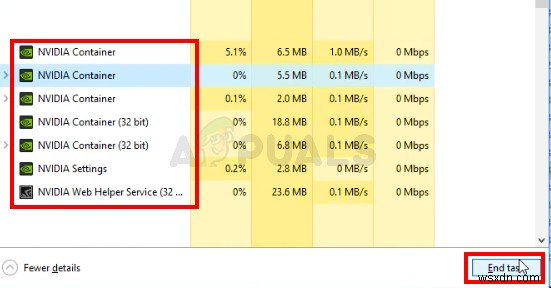 Khắc phục:GeForce Experience không thể mở chia sẻ 