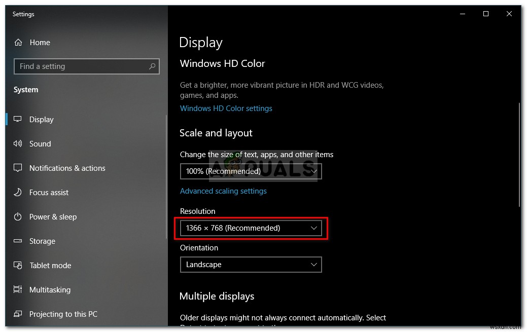 Khắc phục:Màn hình không hiển thị toàn màn hình trên Windows 10 