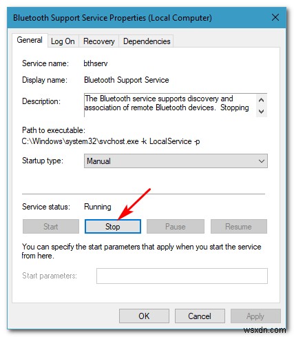 Khắc phục:Bluetooth không thể kết nối trên Windows 10 