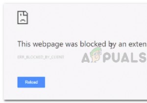 Khắc phục:Trang web này đã bị phần mở rộng chặn (ERR_BLOCKED_BY_CLIENT) 