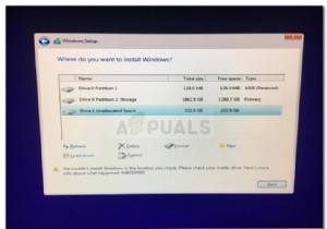 Khắc phục:Lỗi trình cài đặt Windows 0x80300002 