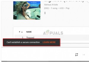 Khắc phục:Không thể thiết lập kết nối an toàn với Google Play Âm nhạc 