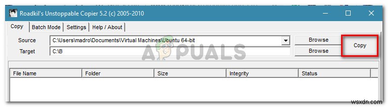 Khắc phục:Không thể đọc từ tệp nguồn hoặc đĩa 