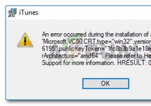 Khắc phục:Đã xảy ra lỗi trong khi cài đặt lắp ráp Microsoft.VC80.CRT 