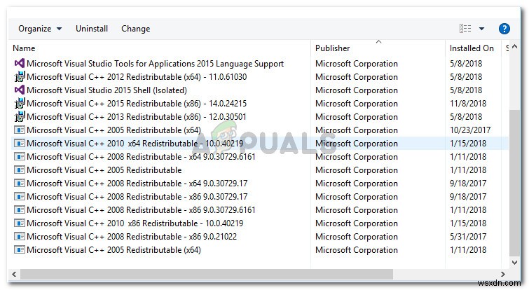 Khắc phục:Đã xảy ra lỗi trong khi cài đặt lắp ráp Microsoft.VC80.CRT 