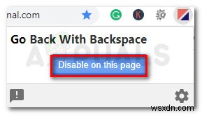 Khắc phục:Phím tắt Backspace không hoạt động trong Google Chrome 