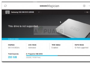 Khắc phục:Samsung Magician không nhận dạng SSD 