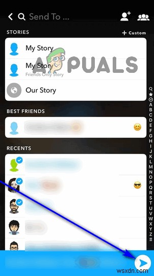 Cách tải ảnh hoặc video được lưu trữ trên thiết bị của bạn lên Snapchat 