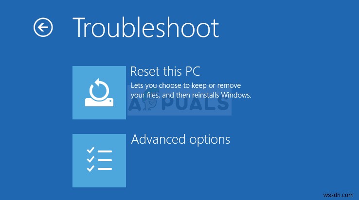 Khắc phục:Không thể tìm thấy môi trường khôi phục trên Windows 10 