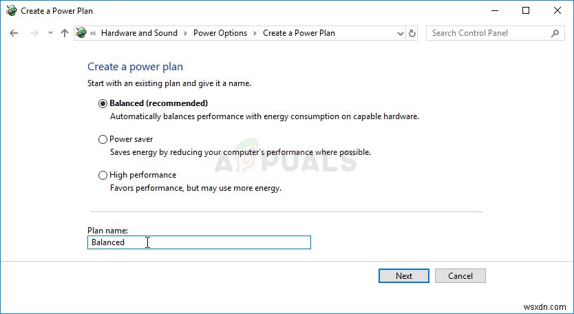 Cách khôi phục các tùy chọn gói điện bị thiếu trên Windows 10 