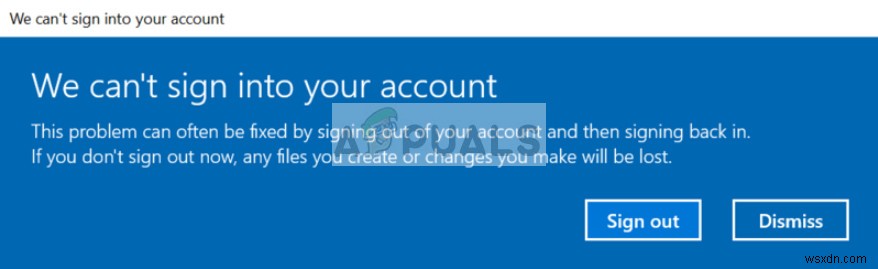 Cách khắc phục Chúng tôi không thể đăng nhập vào tài khoản của bạn Windows 10 