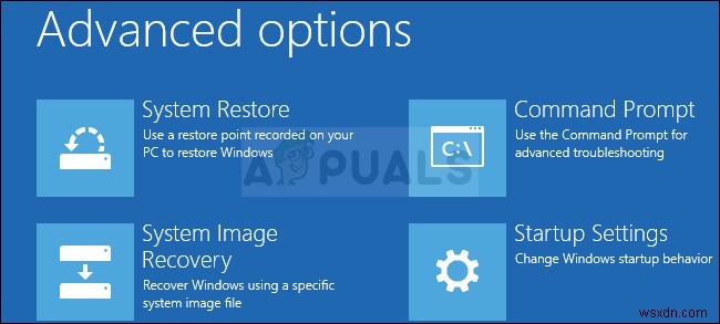 Khắc phục:Sự cố đang ngăn trình khắc phục sự cố khởi động trên Windows 10 