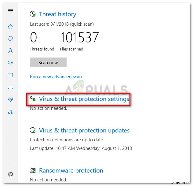 Khắc phục:Ngăn chặn Avast Antivirus của Bộ bảo vệ Windows (VisthAux.exe) 