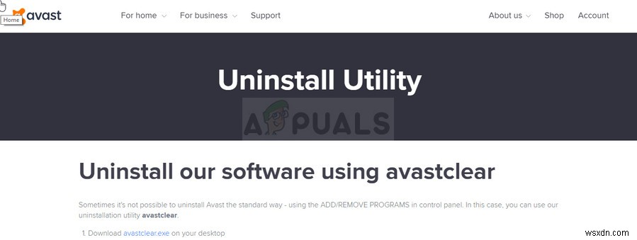 Cách sửa lỗi dịch vụ nền Avast không chạy 