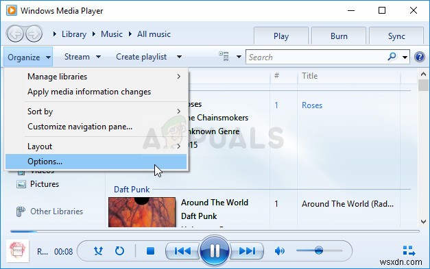 Khắc phục:Windows Media Player sẽ không phát DVD 