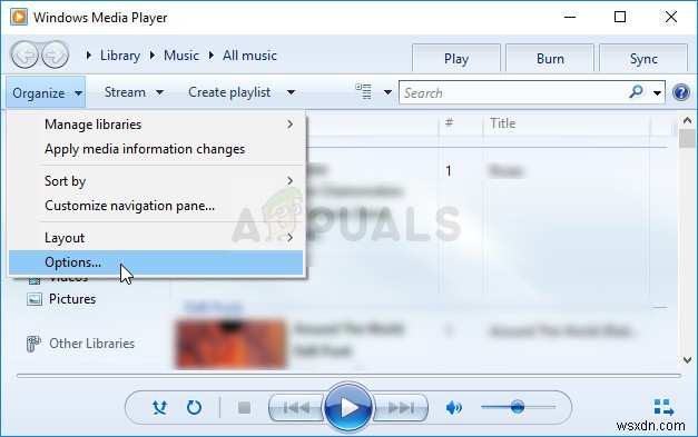 Khắc phục:Windows Media Player gặp sự cố khi phát tệp 