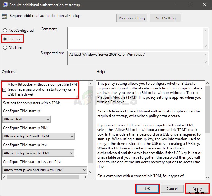 Cách bật hoặc tắt BitLocker cho Ổ đĩa hệ thống trên Windows 10 