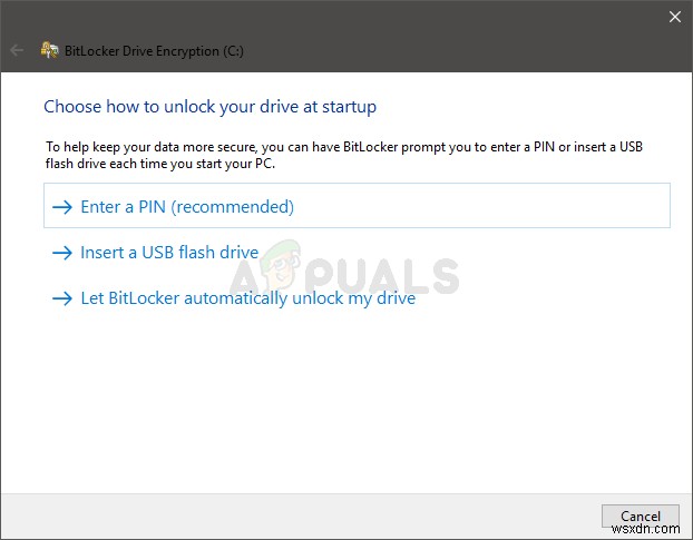 Cách bật hoặc tắt BitLocker cho Ổ đĩa hệ thống trên Windows 10 