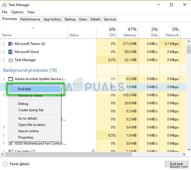 Khắc phục:INTERNAL_POWER_ERROR BSOD 