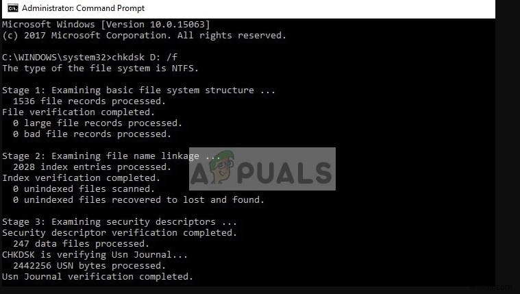 Khắc phục:NTFS_FILE_SYSTEM BSOD 