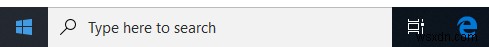Khắc phục:Thiếu thanh tìm kiếm của Windows 10 khỏi thanh tác vụ 