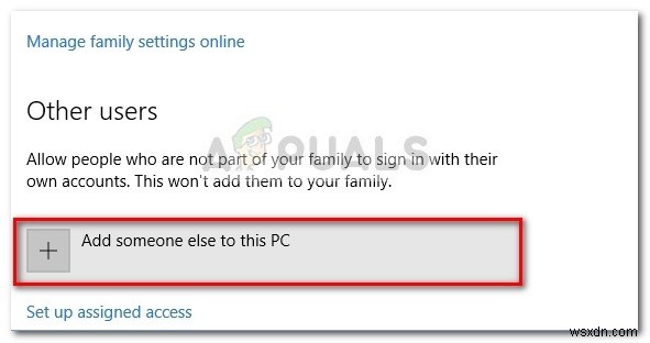 Khắc phục:Không thể thêm tài khoản người dùng mới trên Windows 10 