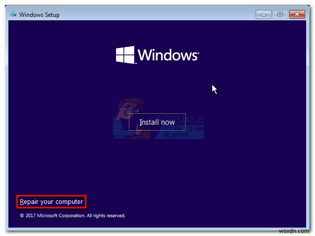 Khắc phục:Ổ đĩa cài đặt Windows bị khóa Windows 10 
