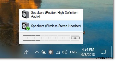 Cách sử dụng Fast Audio Switcher trên Windows 10 