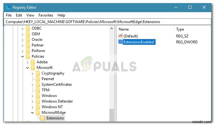 Cách ngăn cài đặt tiện ích mở rộng Edge 