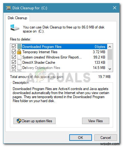 Cách khởi động Cleanmgr (Disk Cleanup) với tất cả các mục đã được kiểm tra 