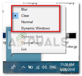 Cách làm cho thanh tác vụ trong mờ hoặc hoàn toàn trong suốt trong Windows 10 