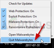 Cách giải quyết Malwarebytes Bảo vệ web theo thời gian thực sẽ không bật lỗi 