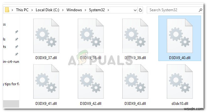 Khắc phục:d3dx9_40.dll bị thiếu hoặc không được thiết kế để chạy trên Windows 