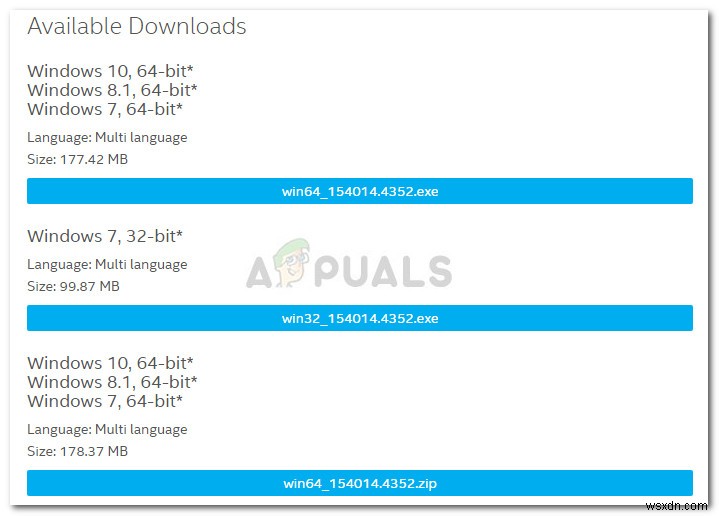 Khắc phục:Không thể tìm thấy tên của trình điều khiển Intel ICD OpenGL 