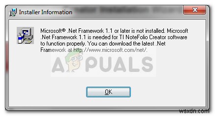 Khắc phục:Không thể cài đặt Notefolio trên Windows 10 