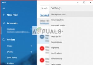 Khắc phục:Windows 10 Mail không hoạt động 