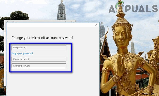 Cách thay đổi mật khẩu Windows 10 