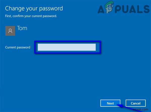 Cách thay đổi mật khẩu Windows 10 