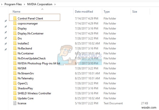 Khắc phục:Thiếu bảng điều khiển nVidia 