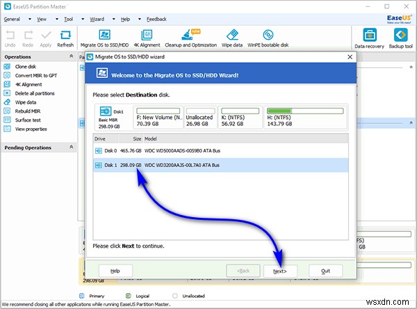 Cách chuyển Windows 10 sang một ổ cứng mới 