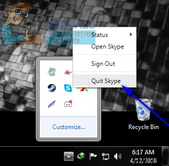 Cách gỡ cài đặt Skype 