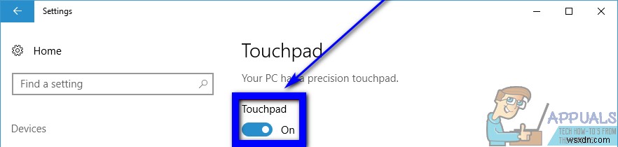 Cách tắt bàn di chuột trên Windows 10 