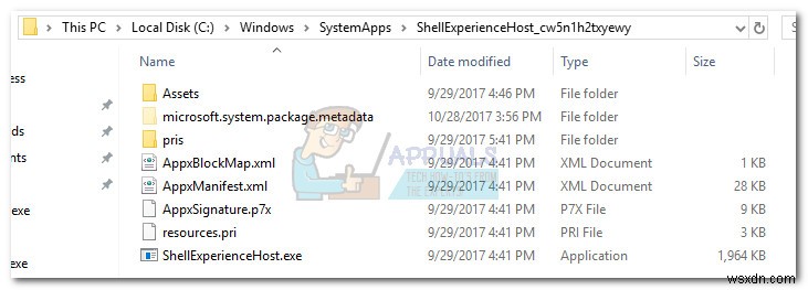 Máy chủ trải nghiệm Windows Shell ‘shellexperiencehost.exe’ là gì 