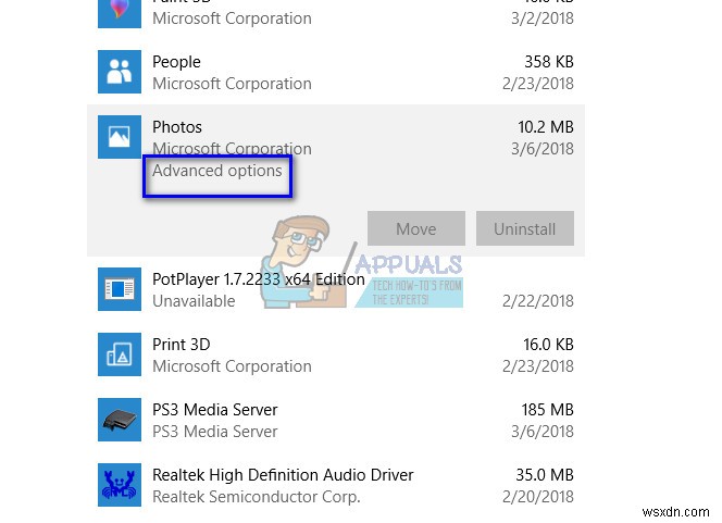 Khắc phục:Ứng dụng Windows 10 không hoạt động 