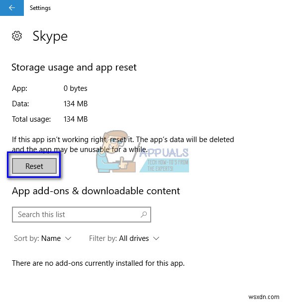 Khắc phục:Tin nhắn Skype không gửi được 