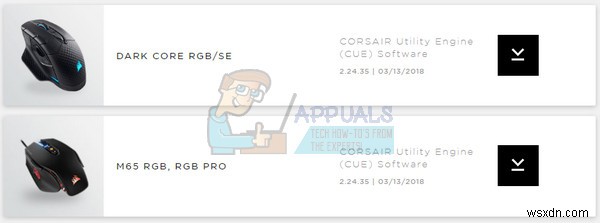 Khắc phục:Lỗi cập nhật công cụ tiện ích Corsair 