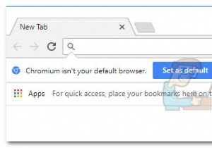 Khắc phục:Chromium sẽ không gỡ cài đặt 