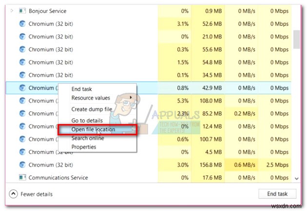 Khắc phục:Chromium sẽ không gỡ cài đặt 